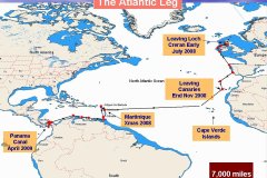 Around the world.  Giselle's plan